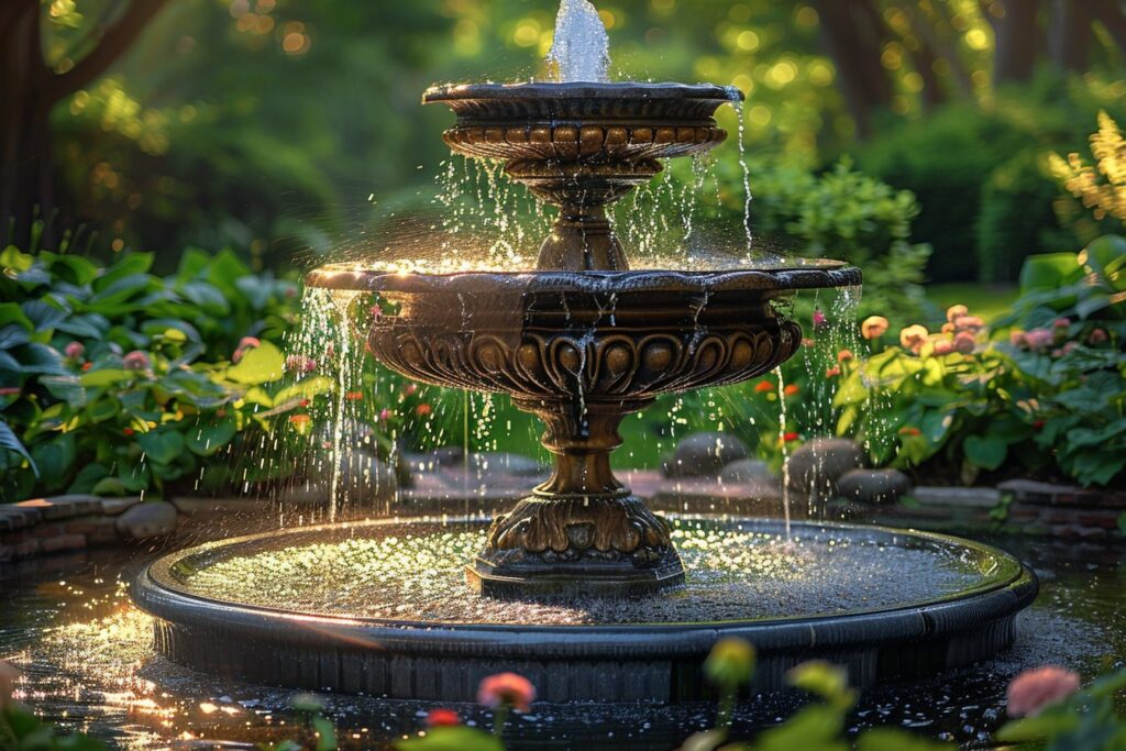 Art et sérénité : fontaines et jardins pour une harmonie en plein air