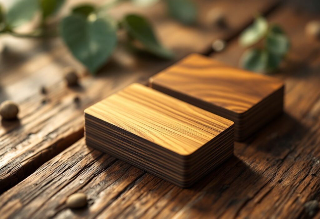 Les cartes de visite NFC personnalisées en bois : innovation et nature au service du réseautage