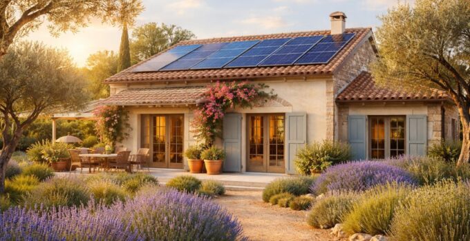 Économies énergétiques en Provence avec panneaux solaires, isolation et aides MaPrimeRénov