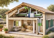 Isolation thermique en Provence avec laine de roche Rockwool et VMC double flux Aldes Isolation thermique en Provence avec laine de roche Rockwool et VMC double flux Aldes