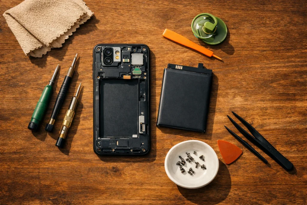 Un téléphone se garde deux ans de plus en changeant sa batterie